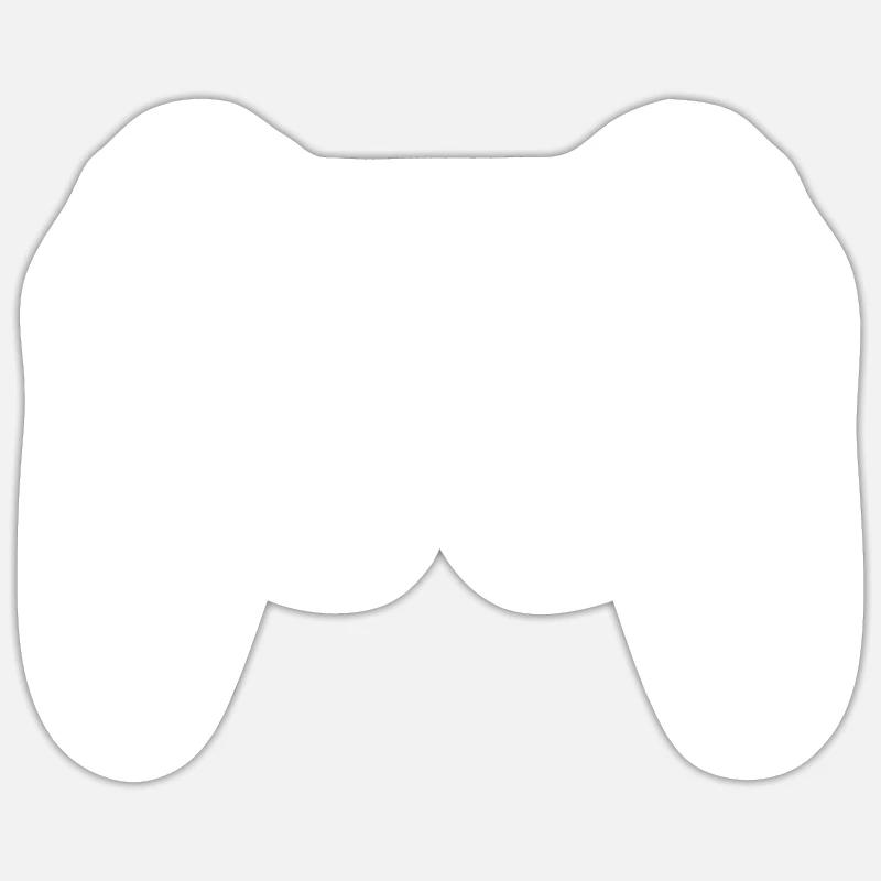 Controller Gaming Videospiele Gamepad Sticker Größe S (10 x 10 cm)