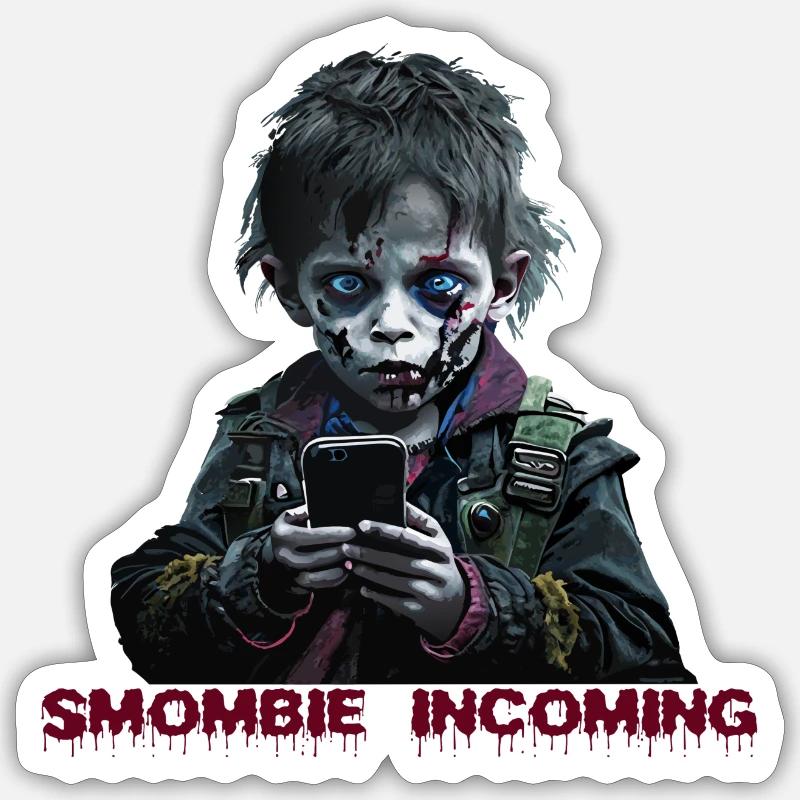 Smombie Entrant Sticker taille S (10 x 10 cm)