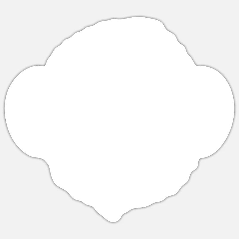 Monkey Monkey Monkey Face Jungle - Sticker size S (10 x 10 cm) - white matte