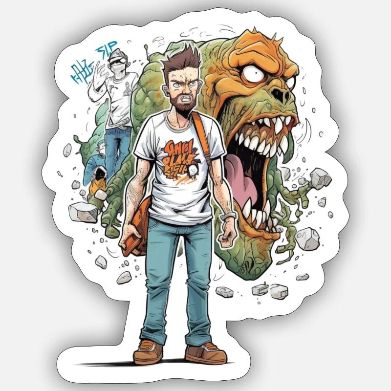 Sticker taille S (10 x 10 cm) - 