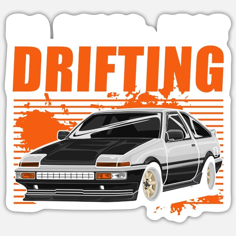 Driften Ringtool Drift - Sticker Größe S (10 x 10 cm) - Mattweiß