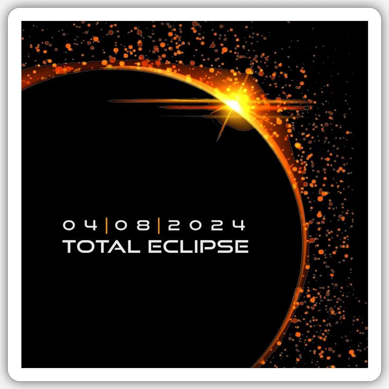 Total eclipse eclipse SPLATTER Sticker size S (10 x 10 cm)