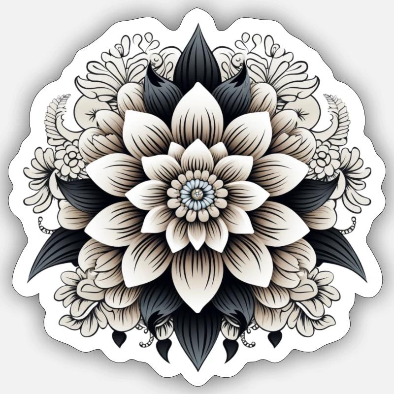 Mandala Project Sticker taille S (10 x 10 cm)