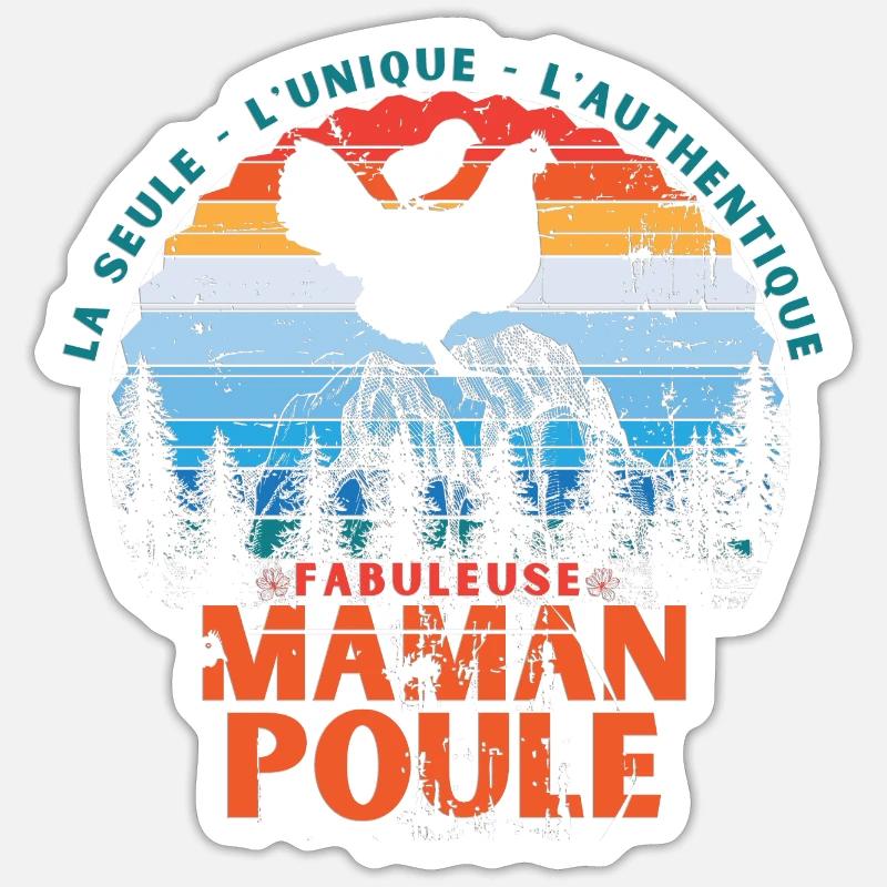 Sticker taille S (10 x 10 cm) - 