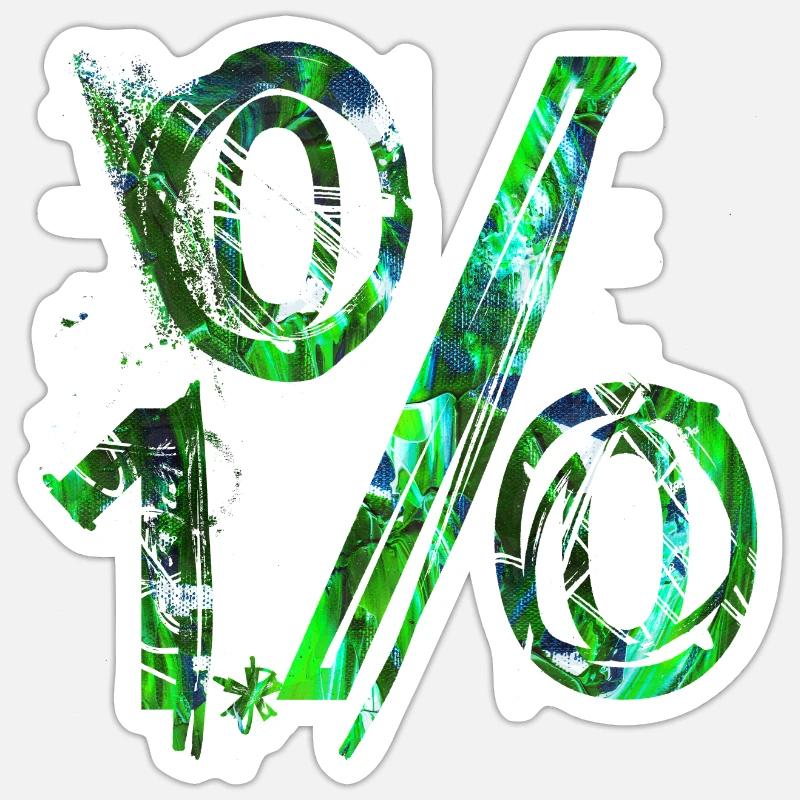 Internet email www drôle de mème grunge tech leters Sticker taille S (10 x 10 cm)