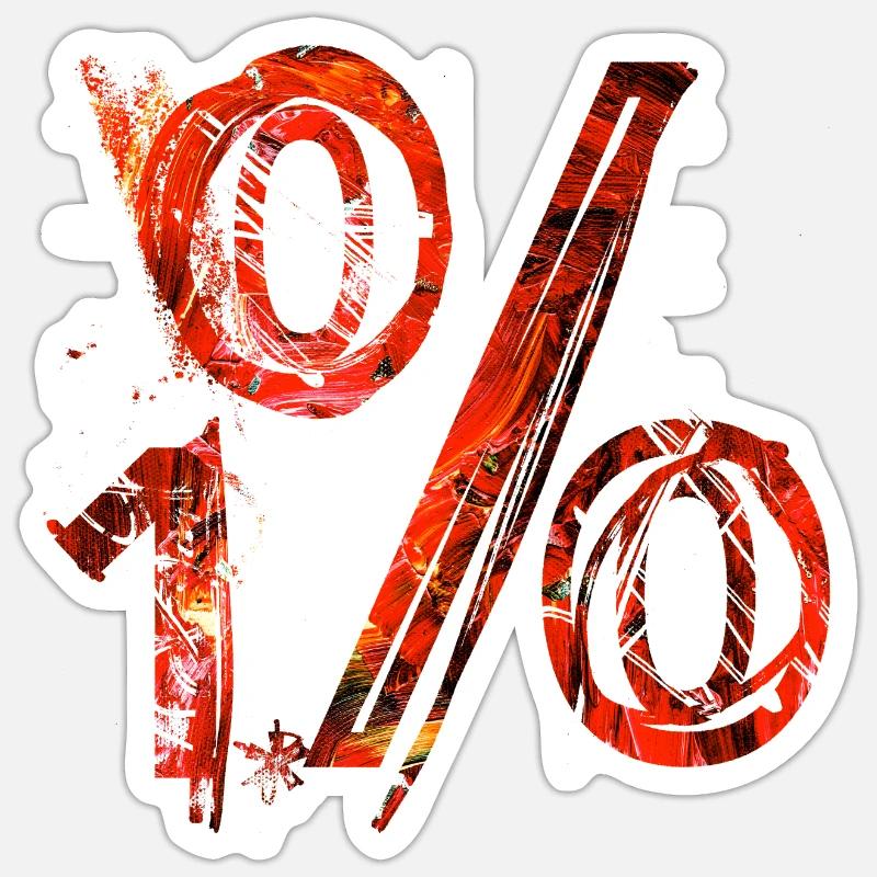 Internet email www drôle de mème grunge tech leters Sticker taille S (10 x 10 cm)