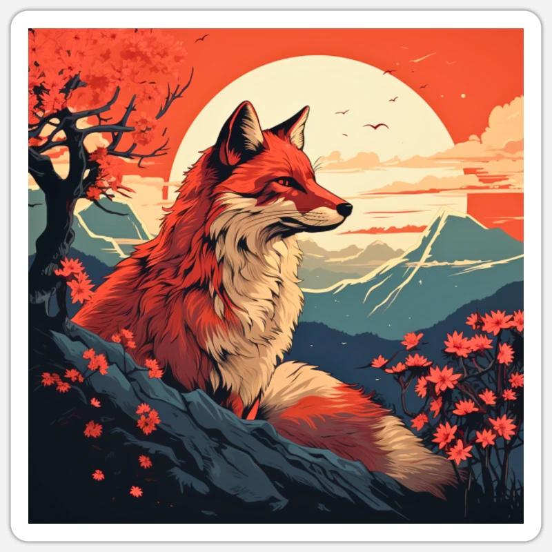 Different dawn Sticker size S (10 x 10 cm)