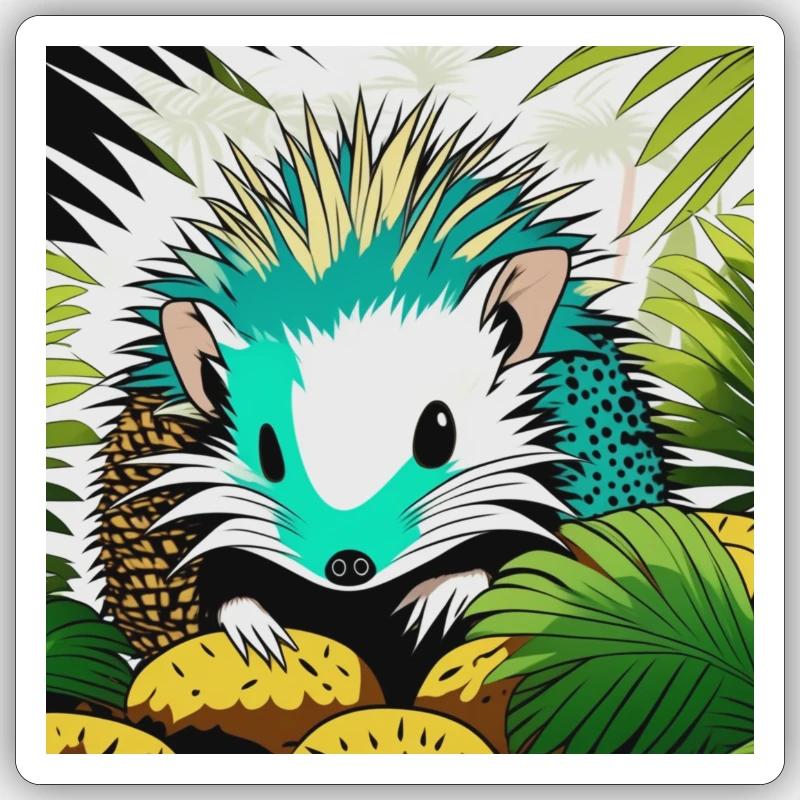 Tropical Tango Sticker taille S (10 x 10 cm)