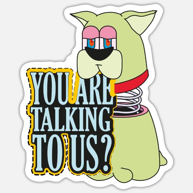 TALKING Sticker size S (10 x 10 cm)