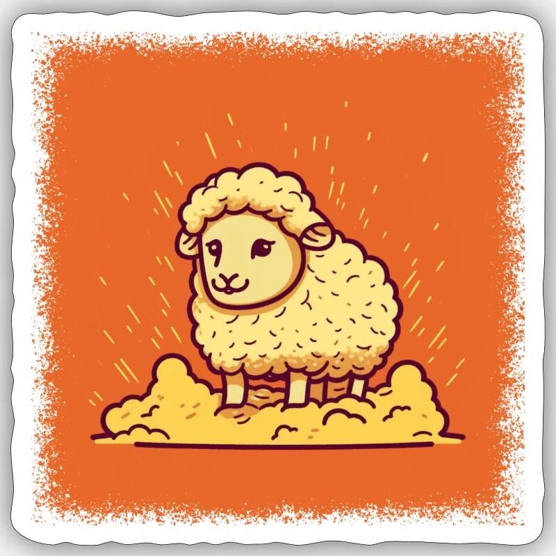 Déclaration d’idée cadeau antiraciste géniale de Lion - Sticker taille S (10 x 10 cm) - blanc mat