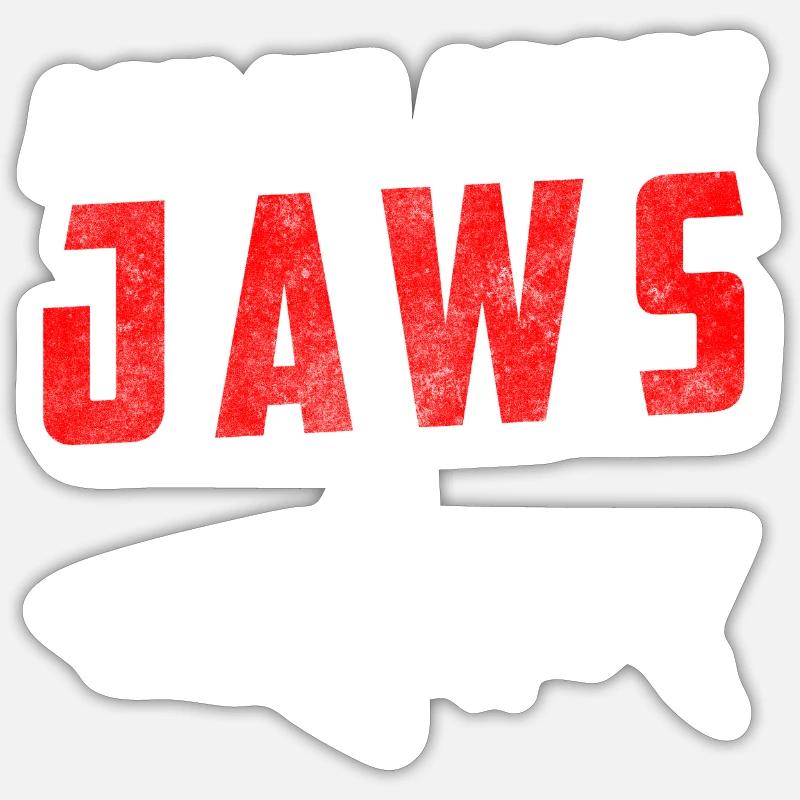 Shark predator teeth Sticker size S (10 x 10 cm)