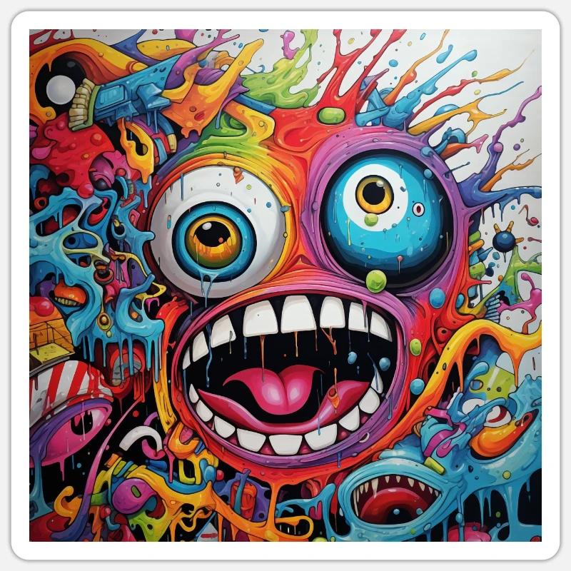 Sticker Größe S (10 x 10 cm) - 