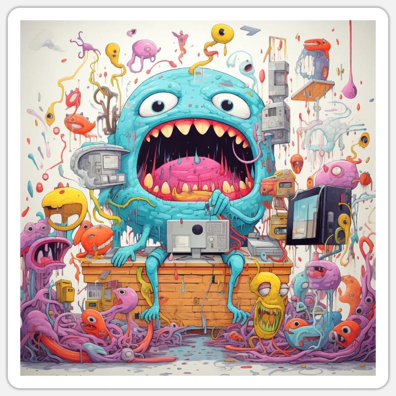 Sticker size S (10 x 10 cm) - 