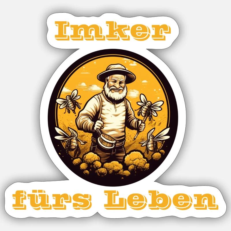 Sticker Größe S (10 x 10 cm) - 