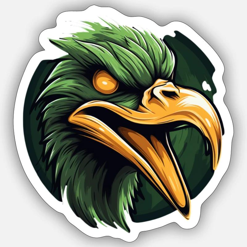 Adler Comic Art - Sticker size S (10 x 10 cm) - white matte
