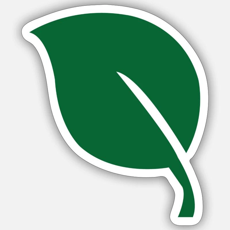 Leaf leaf Sticker size S (10 x 10 cm)