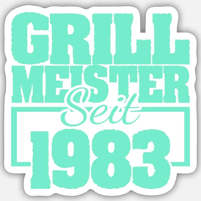 1983 Sticker size S (10 x 10 cm)