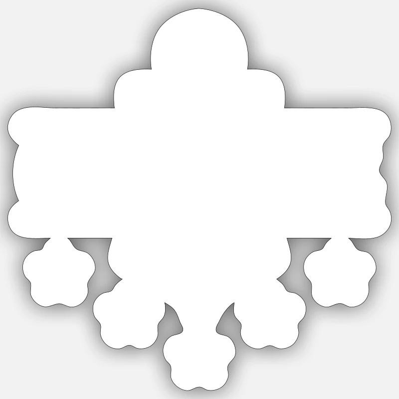 Ostsee mit Anker Sticker Größe S (10 x 10 cm)