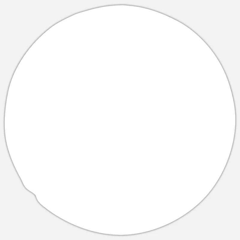 Alligator - Sticker taille S (10 x 10 cm) - blanc mat