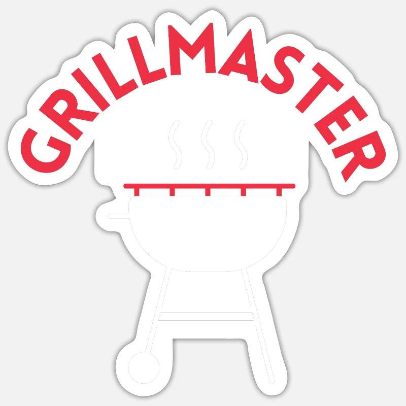 Grillmaster Sticker Größe S (10 x 10 cm)