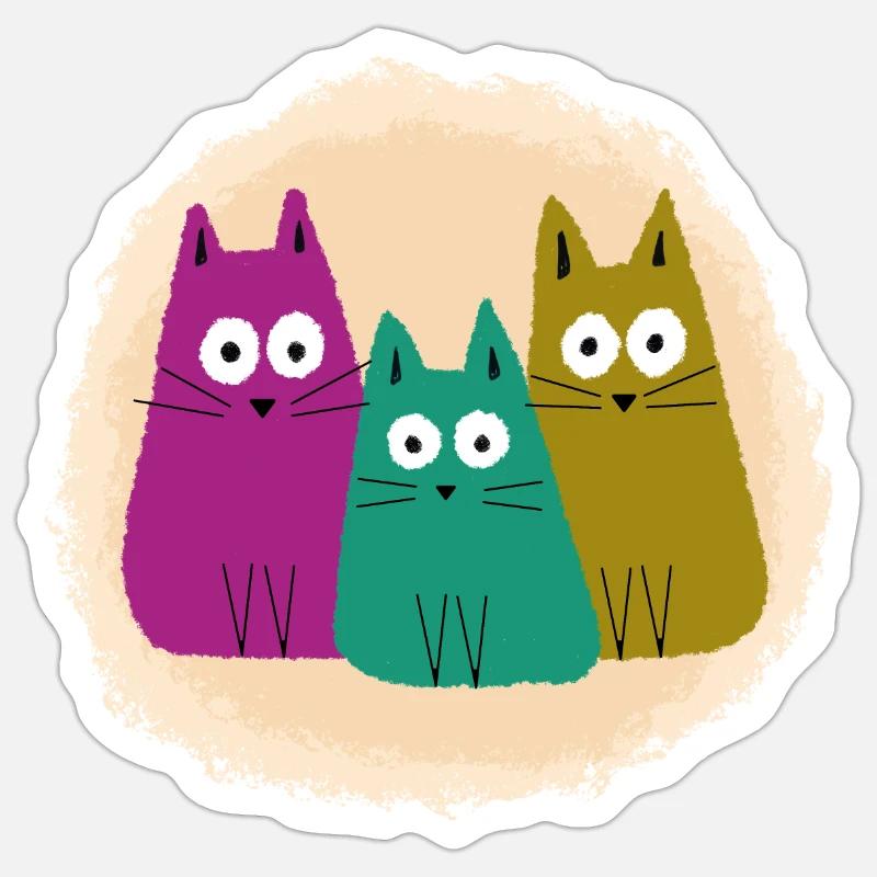 Sticker Größe S (10 x 10 cm) - 