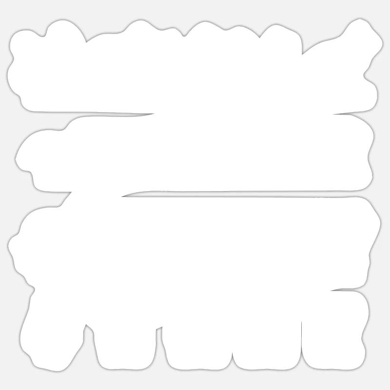 Noms de races de chiens - Sticker taille S (10 x 10 cm) - blanc mat