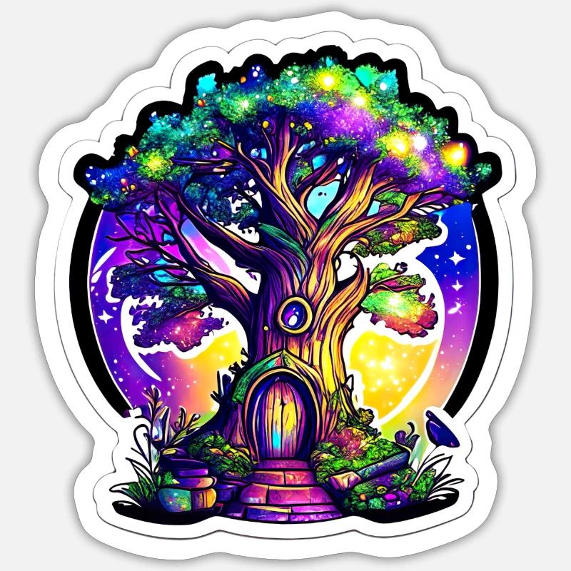 Magic Tree House Sticker Größe S (10 x 10 cm)