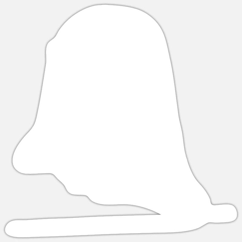 Mona Lisa Mona Lisa - Sticker taille S (10 x 10 cm) - blanc mat