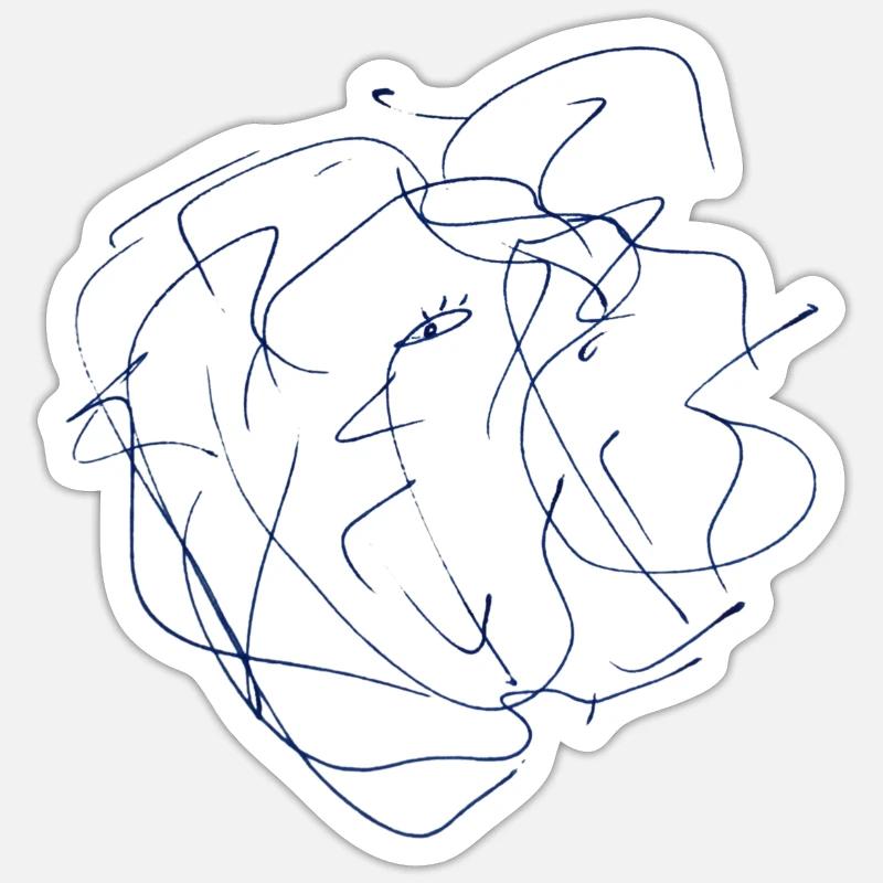 Sticker Größe S (10 x 10 cm) - 