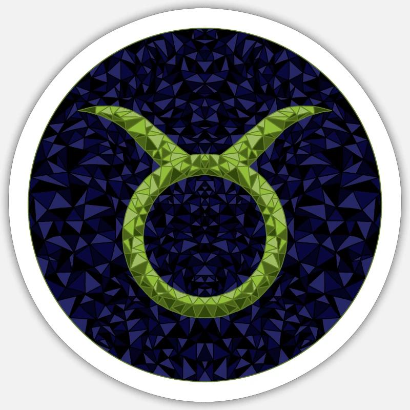 Taurus - Sticker size S (10 x 10 cm) - white matte