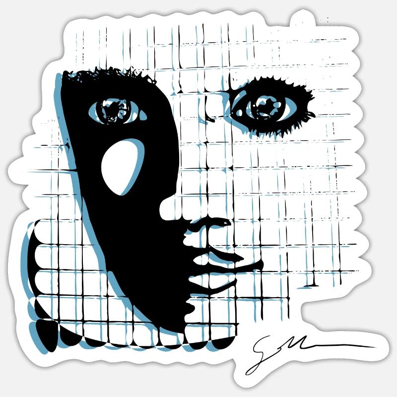 Shadows Sticker size S (10 x 10 cm)