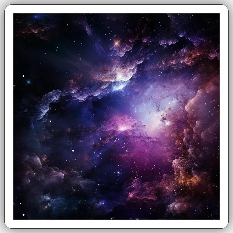 Space Sticker size S (10 x 10 cm)