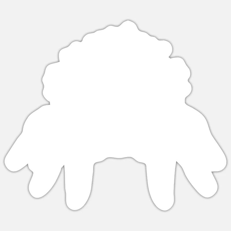 Spider spiders animals - Sticker size S (10 x 10 cm) - white matte