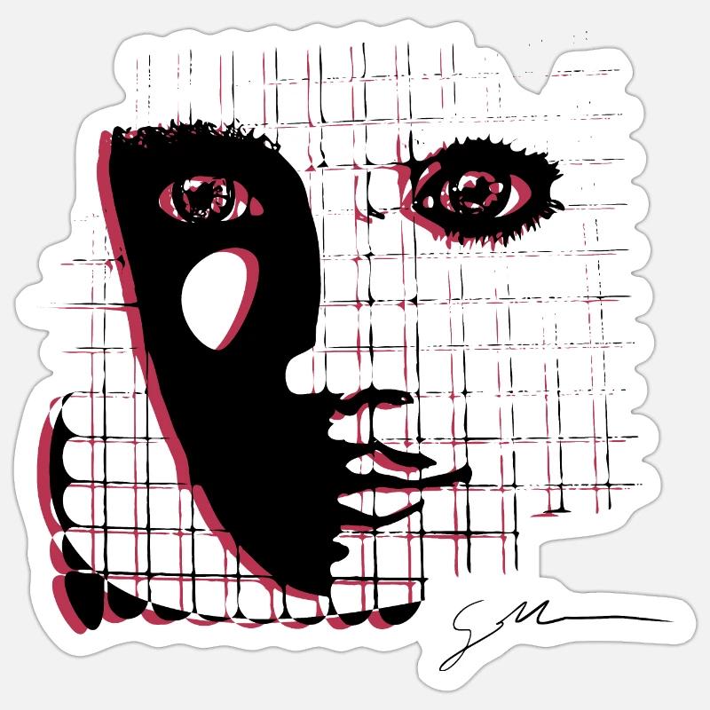 Shadow M Sticker size S (10 x 10 cm)