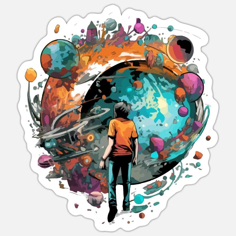Sticker taille S (10 x 10 cm) - 