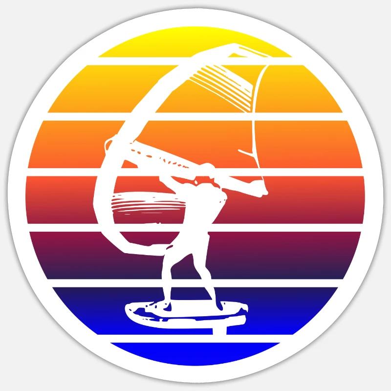 Wingsurfing Sticker size S (10 x 10 cm)