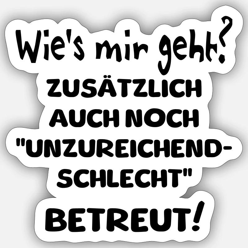 Sticker Größe S (10 x 10 cm) - 