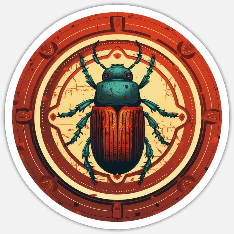 bark beetle Sticker size S (10 x 10 cm)