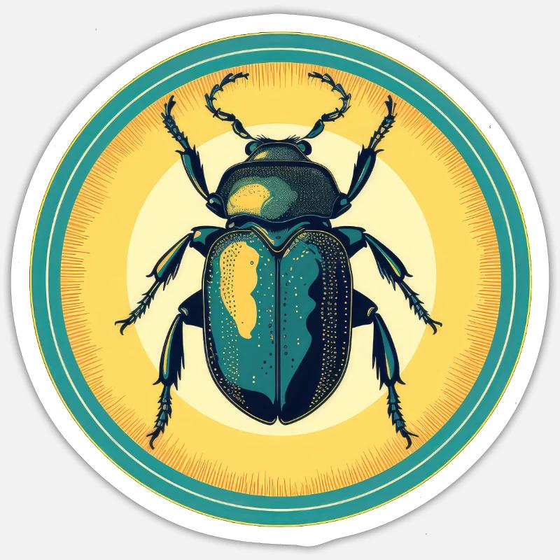 bark beetle Sticker size S (10 x 10 cm)