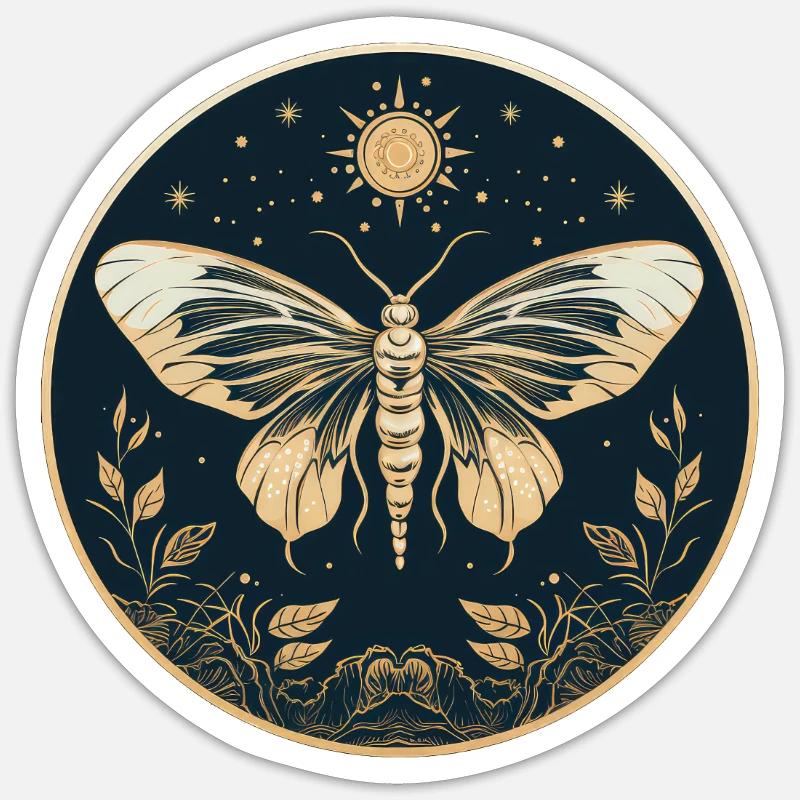 Mite - Sticker taille S (10 x 10 cm) - blanc mat