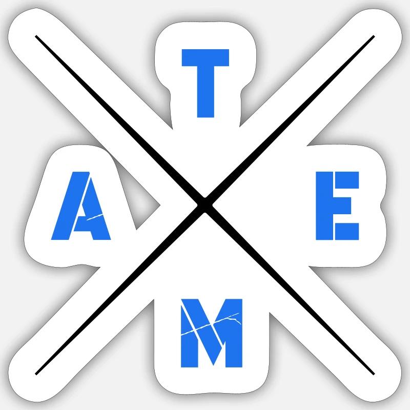 team Sticker size S (10 x 10 cm)
