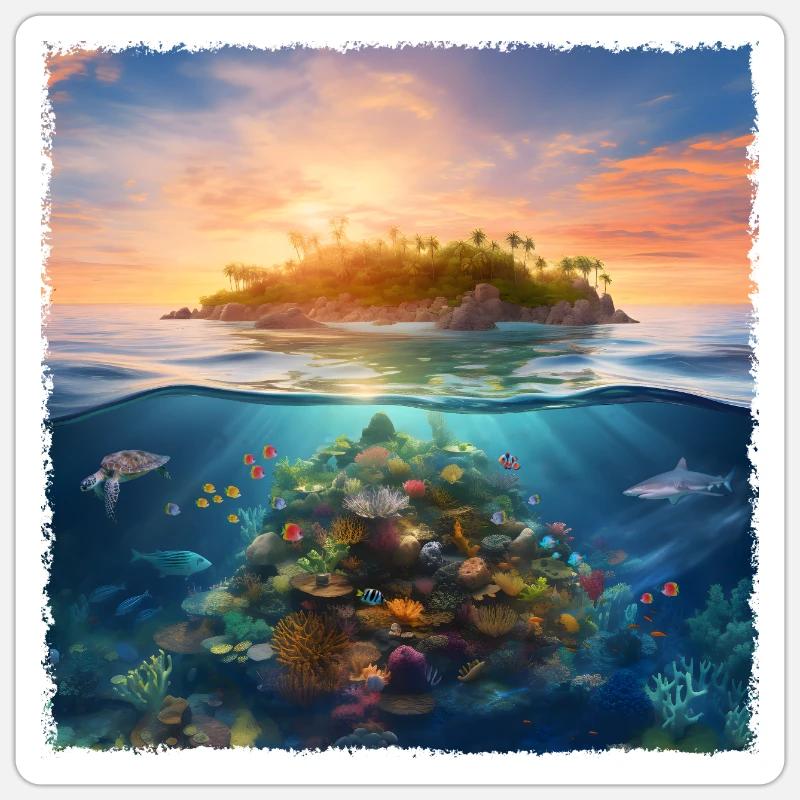 Sticker Größe S (10 x 10 cm) - 