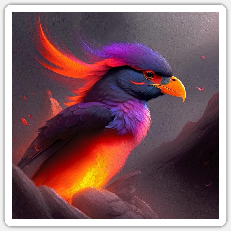 Phoenix Sticker size S (10 x 10 cm)