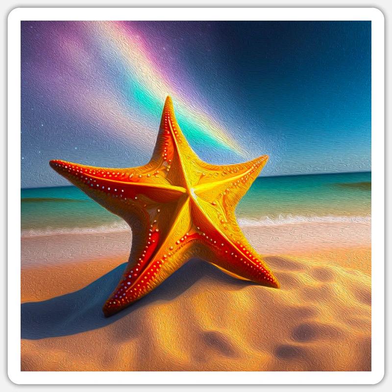 Starfish Sticker size S (10 x 10 cm)