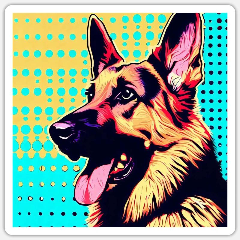 Sticker Größe S (10 x 10 cm) - 