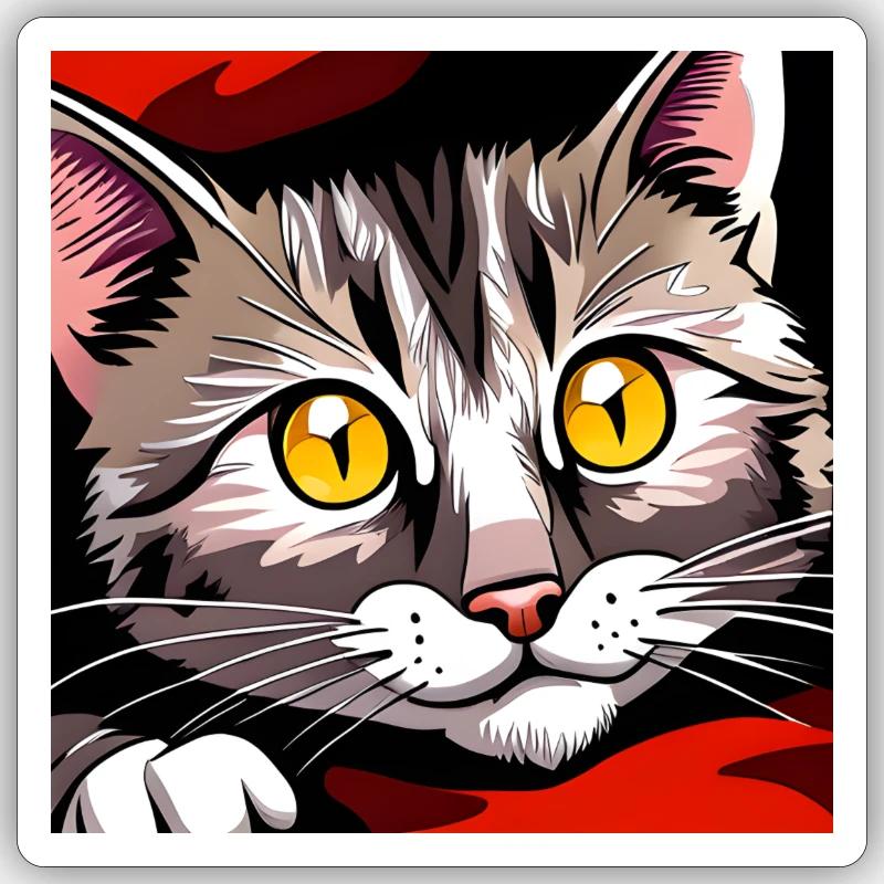 Sticker taille S (10 x 10 cm) - 