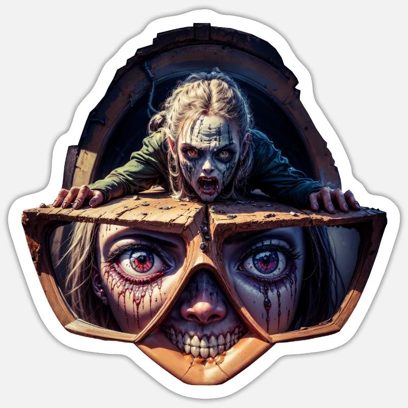 Sticker Größe S (10 x 10 cm) - 