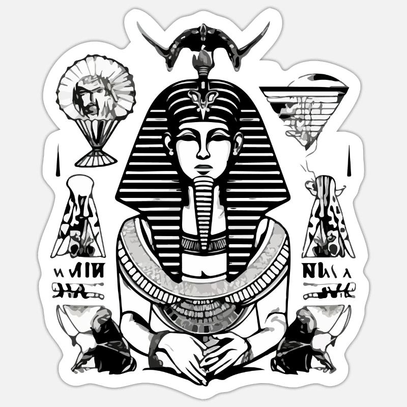 Die Sphinx Nr. 3 Sticker Größe S (10 x 10 cm)