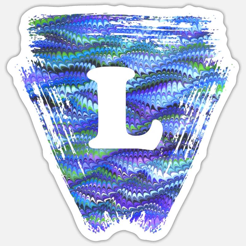 Dreieck E 103 L - Sticker size S (10 x 10 cm) - white matte