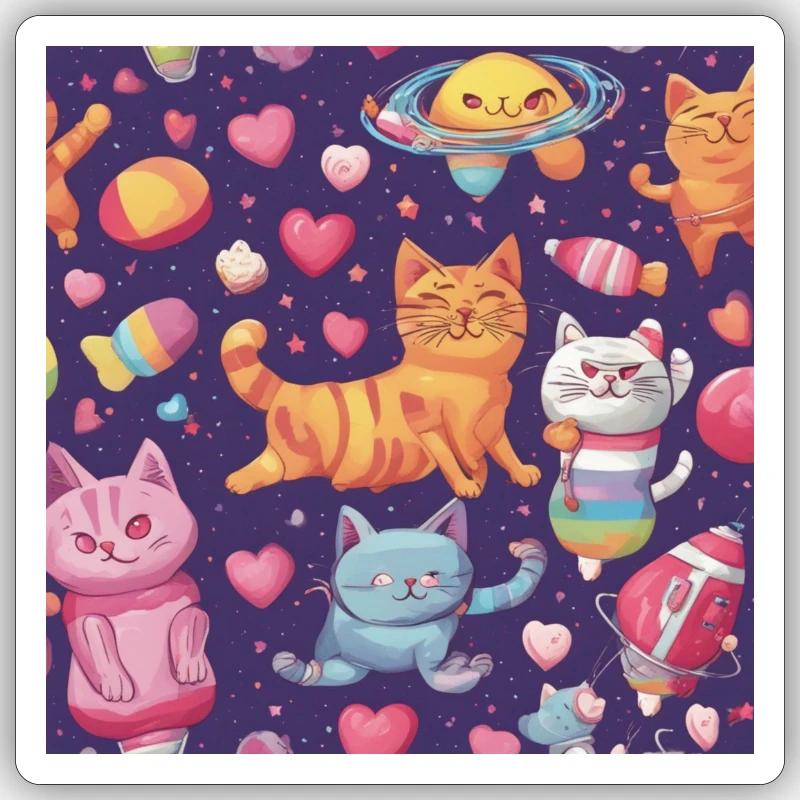 Sticker Größe S (10 x 10 cm) - 